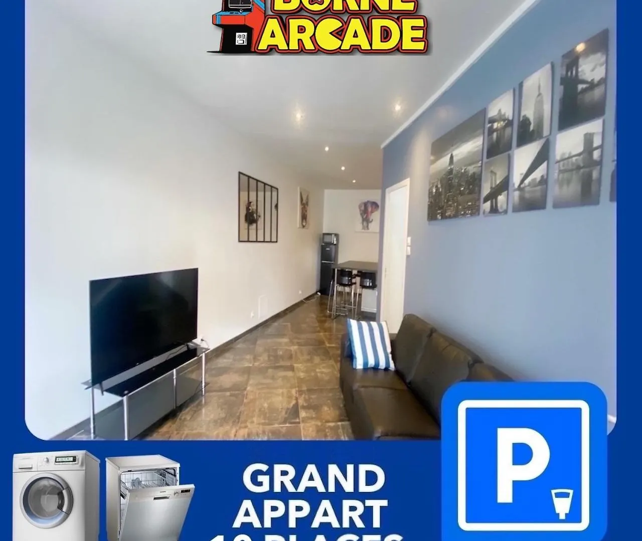 021 Chic & Cosy Grand Appart 84M2 Hypercentre Wifi Smart Tv Netflix Saint-Etienne